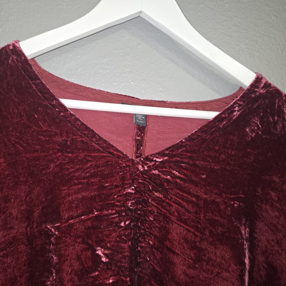 Eileen Fisher Silk Blend Dolman Sleeve Top Size XL - Picture 5 of 16